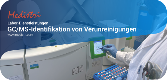 GC/MS-Identifikation von Verunreinigungen