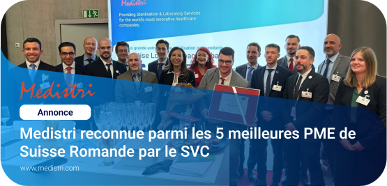 Medistri reconnue parmi les 5 meilleures PME de Suisse Romande par le SVC